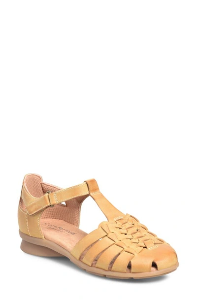 Comfortiva Persa Fisherman Sandal In Yellow