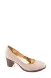 Marc Joseph New York Nyc Pump In Nude Napa