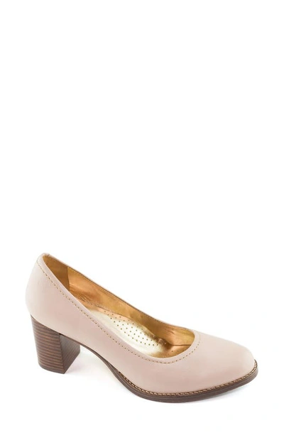 Marc Joseph New York Nyc Pump In Nude Napa