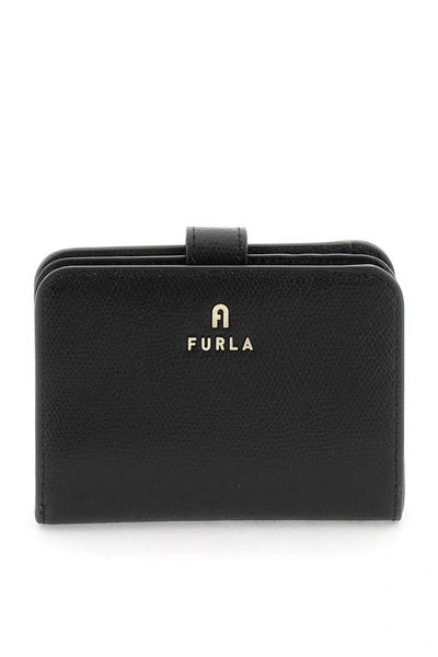 Furla 'camelia' Compact Wallet In Black