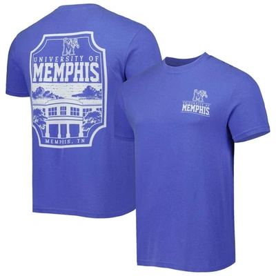 Image One Royal Memphis Tigers Logo Campus Icon T-shirt