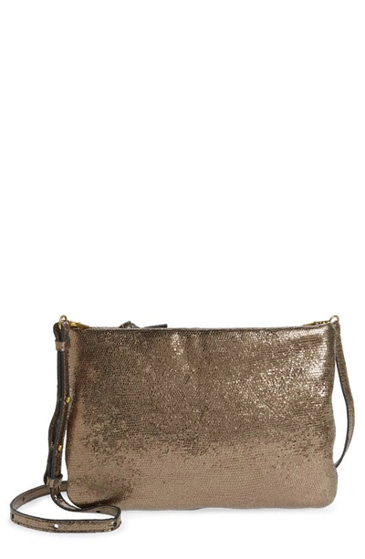 Madewell The Puff Crossbody Bag In Pewter Multi
