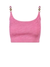 Versace Top In Fuchsia