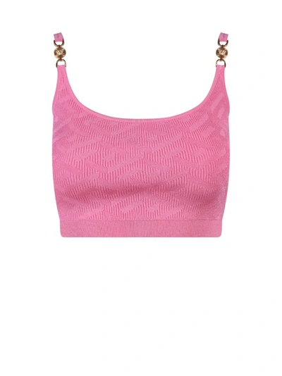 Versace Top In Fuchsia