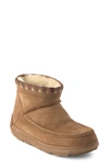 Manitobah Reflections Genuine Shearling Water Resistant Bootie In Oak