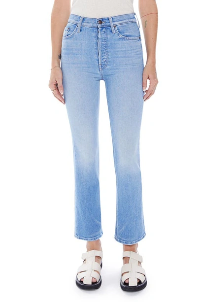 Mother The Tripper High Waist Ankle Flare Jeans In Blue