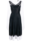 Balenciaga Women's Trompe L'oeil Slip Dress In Black