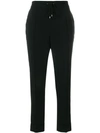 Kenzo Black Crepe Colourblock Trousers