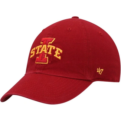 47 ' Cardinal Iowa State Cyclones Clean Up Adjustable Hat