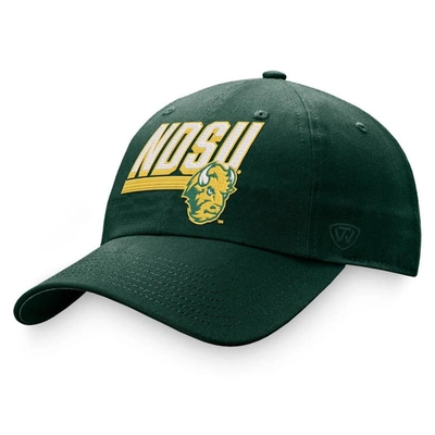 Top Of The World Green Ndsu Bison Slice Adjustable Hat