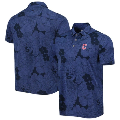 Tommy Bahama Navy Cleveland Guardians Miramar Blooms Polo