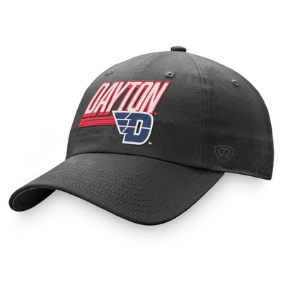 Top Of The World Charcoal Dayton Flyers Slice Adjustable Hat