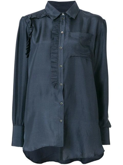 Frenken Asymmetric Shirt - Blue