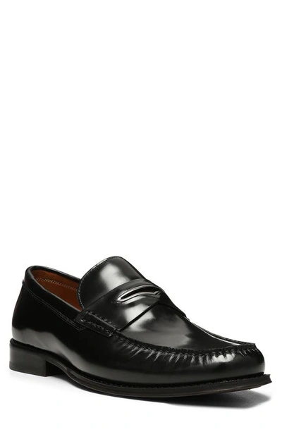 Donald Pliner Miles Penny Loafer In Black