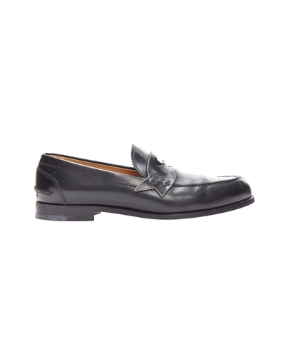 Christian Louboutin Black No Penny Loafers