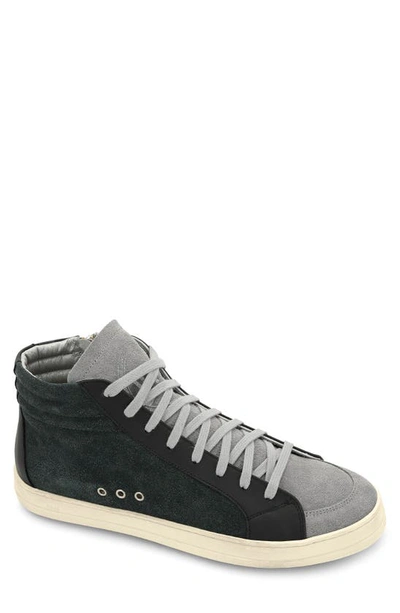 P448 Skate High Top Sneaker In Black Chess