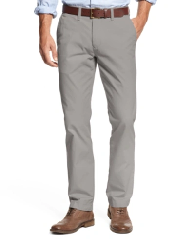 Tommy Hilfiger Men's Big & Tall Th Flex Stretch Custom-fit Chino Pants In Drizzle