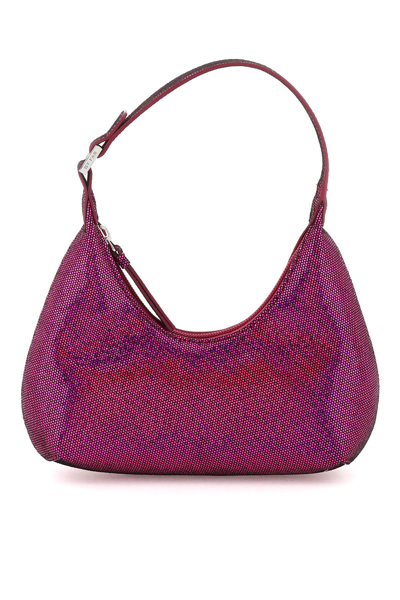 By Far Disco Dot Leather 'baby Amber' Bag In Fuchsia
