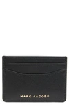 Marc Jacobs Leather Card Case In Black