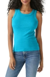 Michael Stars Paloma Cotton Tank Top In Capri