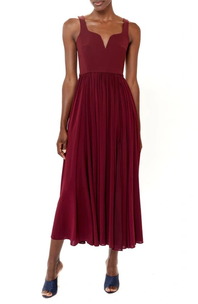 burgundy stretch crepe midi dress Buy Style Cheat Burgundy Velvet Crepe Mix Midi Dress from Next USA
