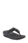 Fitflop Fino Crystal Flip Flop In Black