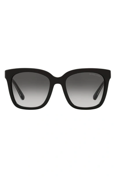Michael Kors San Marino 52mm Square Sunglasses In Black
