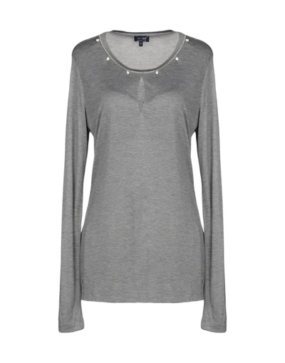 Armani Jeans T-shirts In Grey
