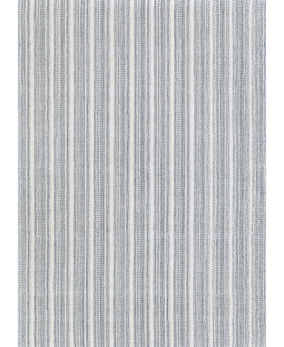 Couristan Textured Stripes 6' X 9' Area Rug In Gray