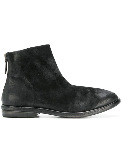 Marsèll Distressed Ankle Boots In Black