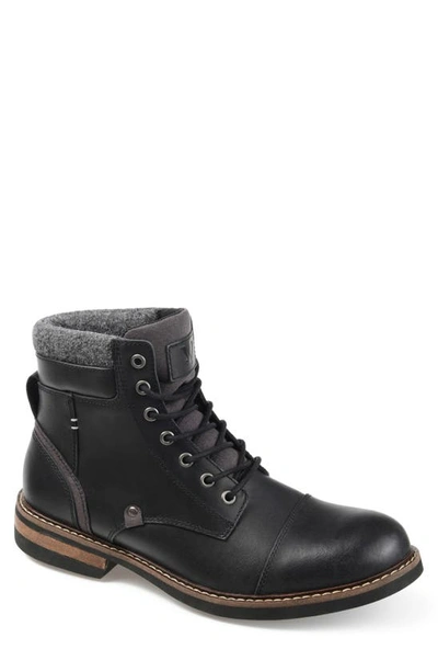 Territory Boots Yukon Cap Toe Ankle Boot In Black