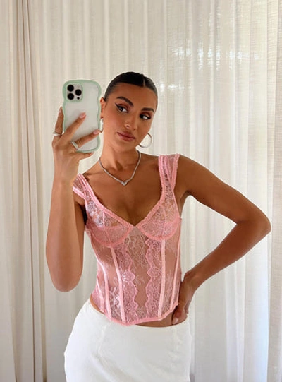 LIONESS SOME LIKE IT HOT LACE CORSET 