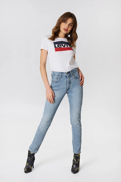 Levi's 501 Skinny Jeans Blue In Lovefool