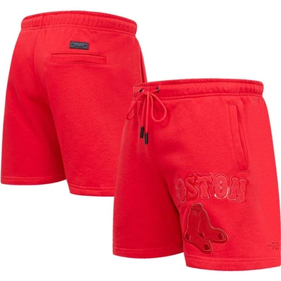 Pro Standard Boston Red Sox Triple Red Classic Shorts