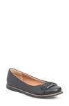 Comfortiva Rhoda Buckle Flat In Black