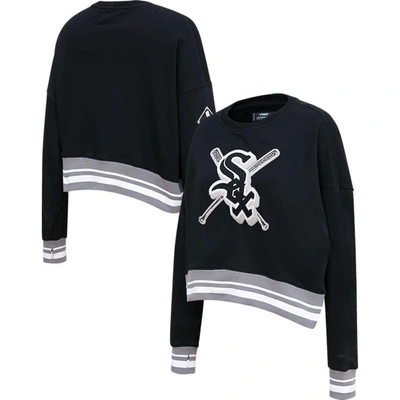 Pro Standard Black Chicago White Sox Mash Up Pullover Sweatshirt