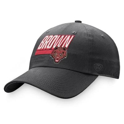 Top Of The World Charcoal Brown Bears Slice Adjustable Hat