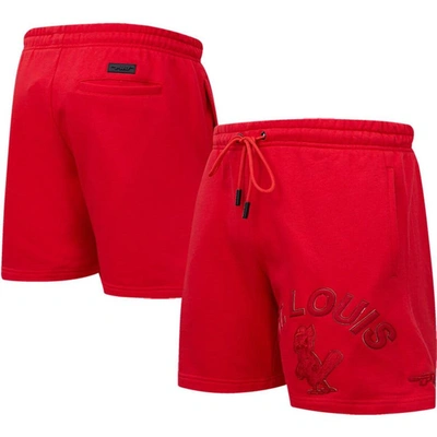 Pro Standard St. Louis Cardinals Triple Red Classic Shorts