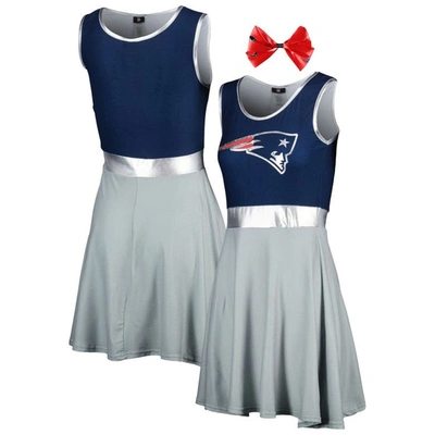 Jerry Leigh Navy/gray New England Patriots Game Day Costume Dress Set
