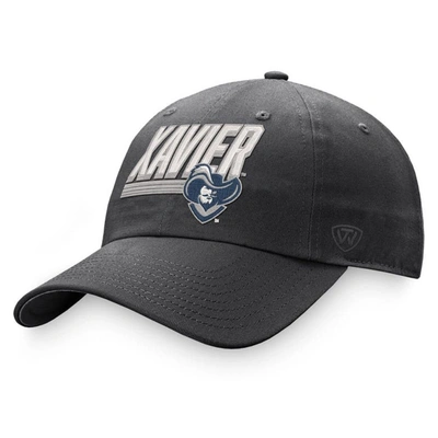 Top Of The World Charcoal Xavier Musketeers Slice Adjustable Hat