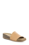 Bos. & Co. Lux Slide Sandal In Nude Nappa