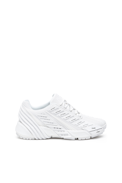 Diesel Trainers In Mesh And Rubber In White