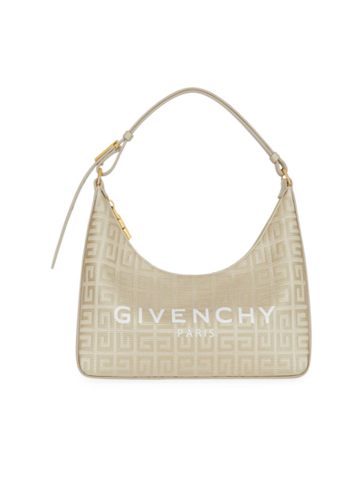Givenchy Beige Small Moon Cut Out Bag In Natural Beige
