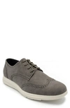 Aston Marc Lark Wingtip Derby In Grey