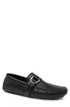 Aston Marc Charter Side Buckle Moccasin In Black