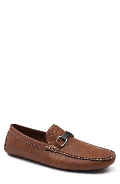 Aston Marc Charter Driving Moccasin In Tan
