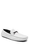 Aston Marc Charter Bit Loafer In White