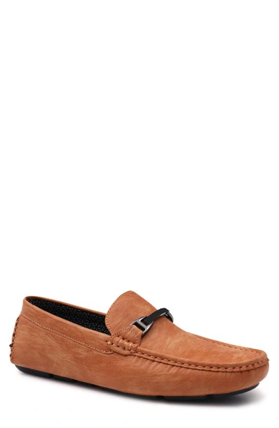 Aston Marc Charter Bit Loafer In Tan