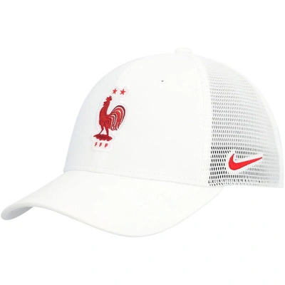 Nike White France National Team Legacy91 Aerobill Performance Flex Hat