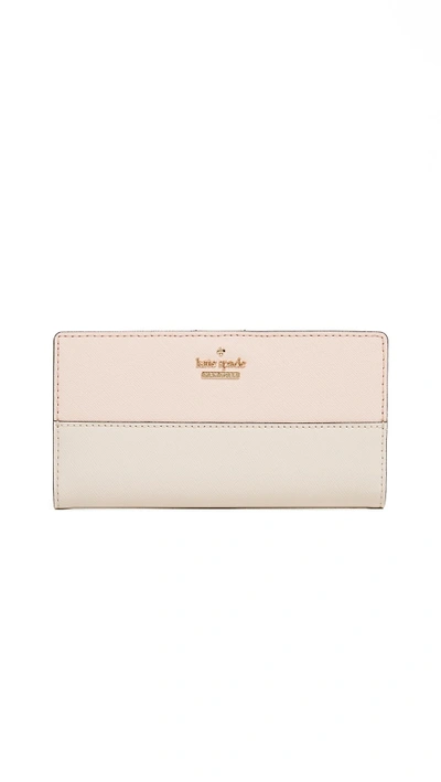 Kate Spade Cameron Street Stacy Snap Wallet In Warm Vellum